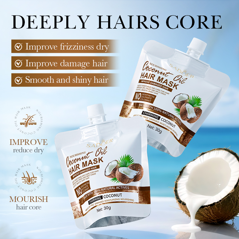 Hair Care Frizzy Hair - 마법의 케라틴 헤어 마스크 5초 손상된