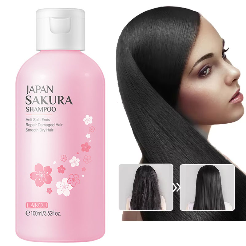 LAIKOU 일본 사쿠라 샴푸 수리 손상된 모발 모이스 - Hair Care Korean Products 리뷰 및 가격