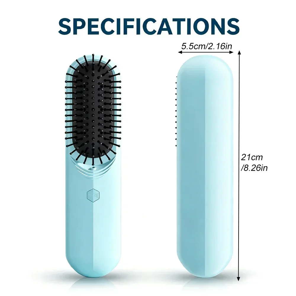스팀 전기 헤어 스트레이트 브러쉬, 곱슬머리 및 손상된 - Hair Care Frizzy Hair 리뷰 및 가격