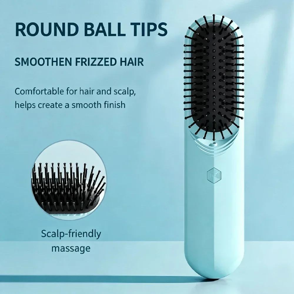 스팀 전기 헤어 스트레이트 브러쉬, 곱슬머리 및 손상된 - Hair Care Frizzy Hair 리뷰 및 가격