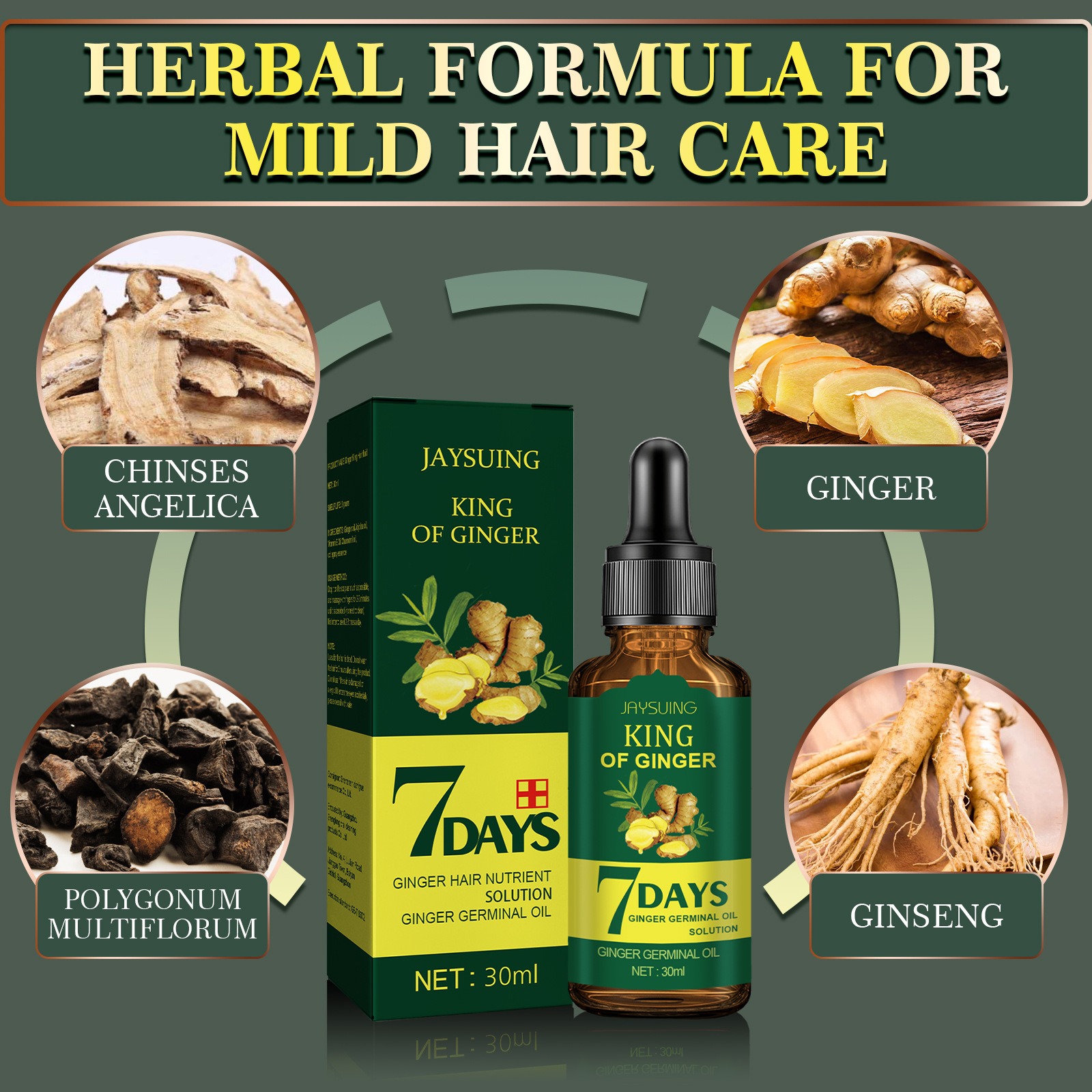 남녀공용 생강 헤어 에센스, 탈모 방지, 탈모 방지,  - Hair Care Korean Products 리뷰 및 가격