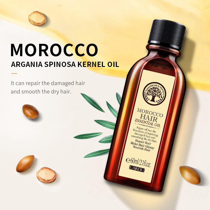 60ML 헤어 케어 모로코 순수 아르간 오일 헤어 에센 - Hair Care Korean Products 리뷰 및 가격