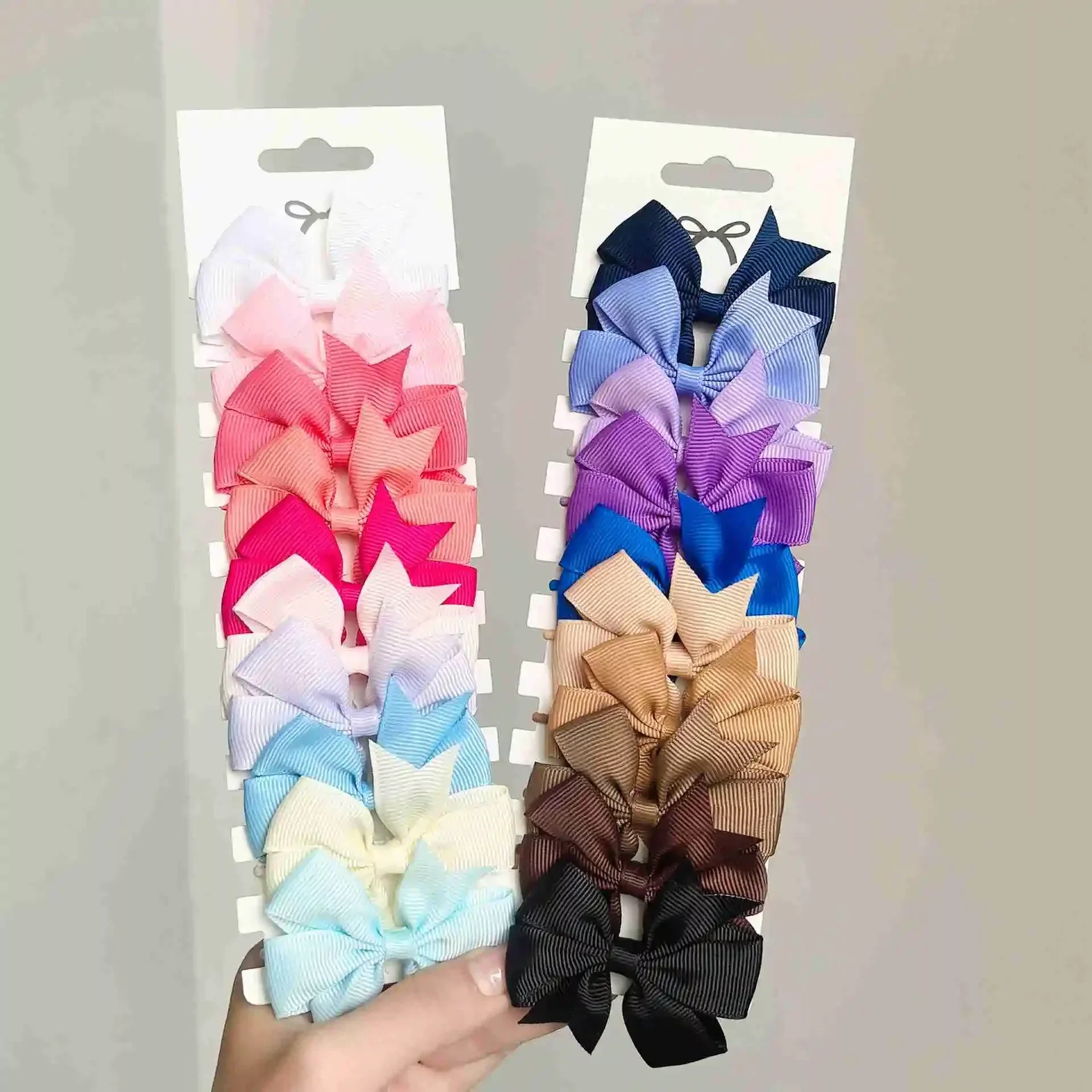 10 개/대 캔디 컬러 귀여운 고무 밴드 머리띠 리본  - Hair Care Gift Set 리뷰 및 가격
