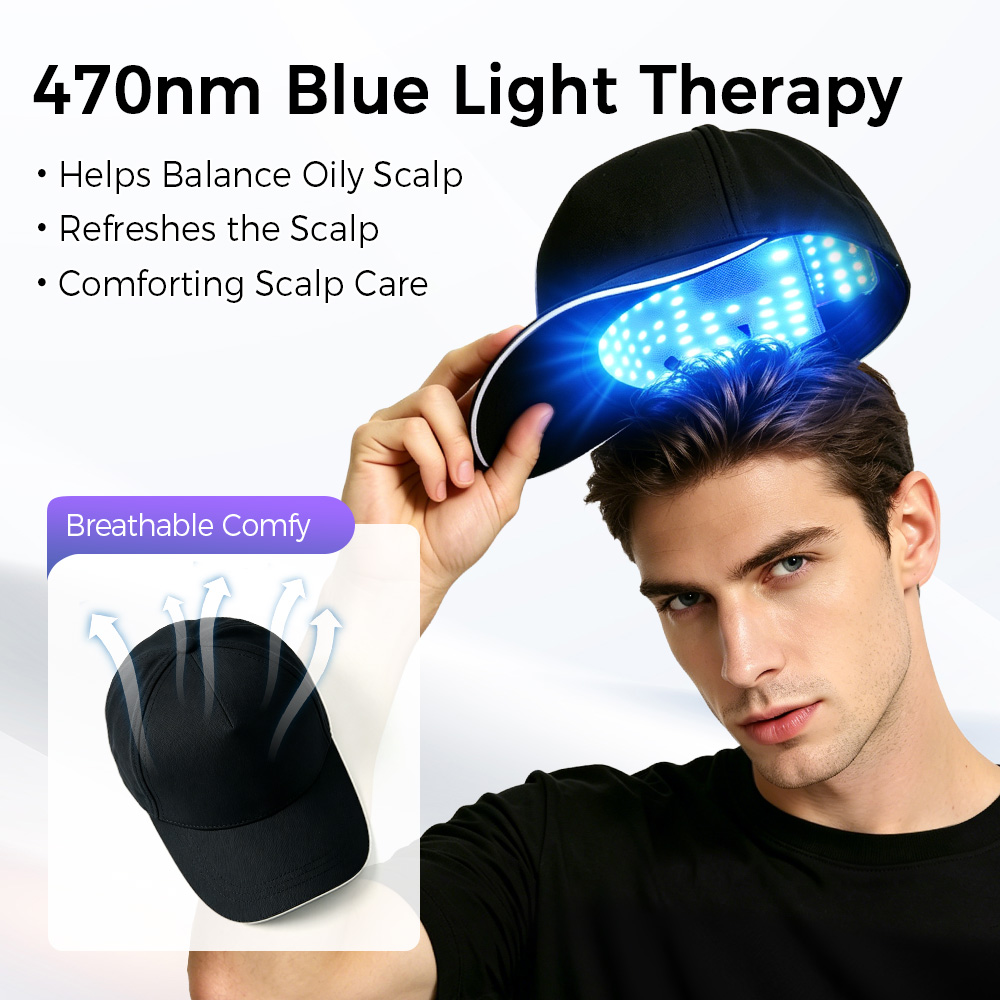 LED 헤어 성장 캡 레드 블루 라이트 테라피 모자 6 - Hair Care Frizzy Hair 리뷰 및 가격