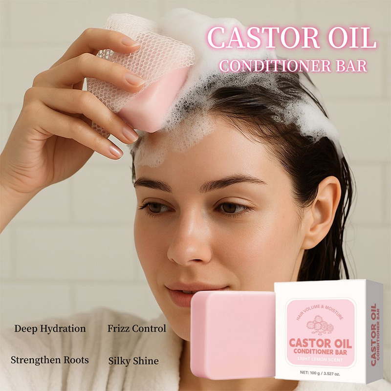 캐스터 오일 컨디셔너 비누 바, 보습 영양 고체 샴푸, - Hair Care Frizzy Hair 리뷰 및 가격