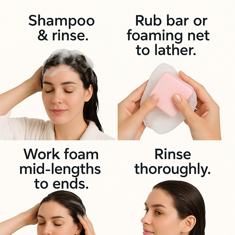 캐스터 오일 컨디셔너 비누 바, 보습 영양 고체 샴푸, - Hair Care Frizzy Hair 리뷰 및 가격