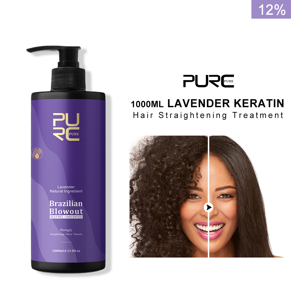 PURC 라벤더 12% 브라질 케라틴 스트레이트 닝 트 - Hair Care Korean Products 리뷰 및 가격